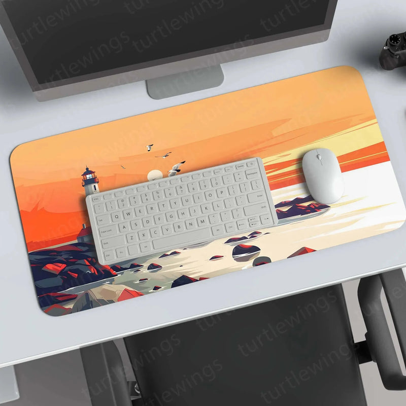Shore Large Deskmat - Premium XL & XXL Gaming Mouse Pad - TURTLEWINGS 