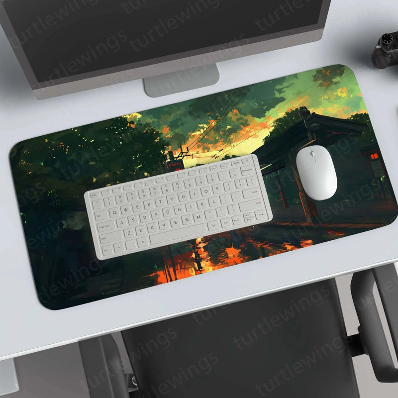 TrainStation Large Deskmat - Premium XL & XXL Gaming Mouse Pad - TURTLEWINGS 