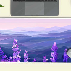 Lavenders Large Deskmat - Premium XL & XXL Gaming Mouse Pad - TURTLEWINGS 