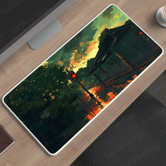 TrainStation Large Deskmat - Premium XL & XXL Gaming Mouse Pad - TURTLEWINGS 