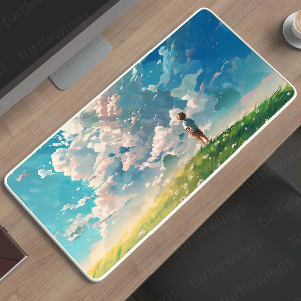 Distant Large Deskmat - Premium XL & XXL Gaming Mouse Pad - TURTLEWINGS 
