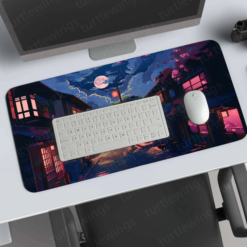TokyoStreet Large Deskmat - Premium XL & XXL Gaming Mouse Pad - TURTLEWINGS 