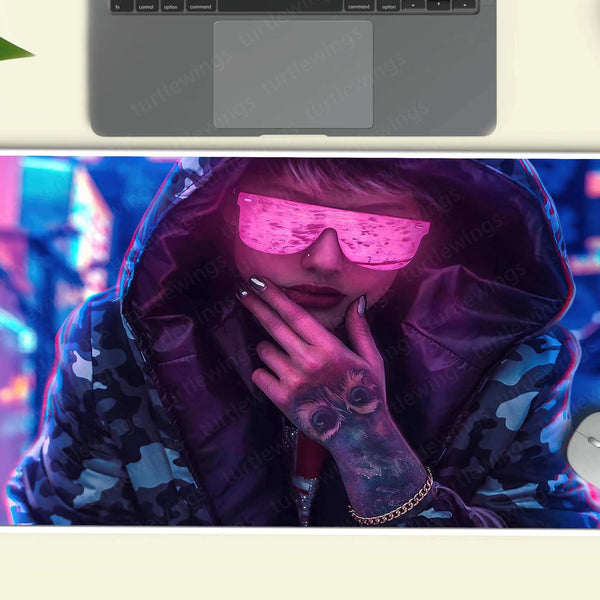 Cyberpunk03-Copy Large-Mousepad-(2).Jpg | High-Quality Gaming Deskmat - TURTLEWINGS 