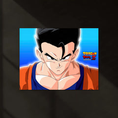 Dragon Ball Z Gohan Neon LED Metal Frame | Anime Warrior Power Poster | DBZ Icon Wall Art - TURTLEWINGS 