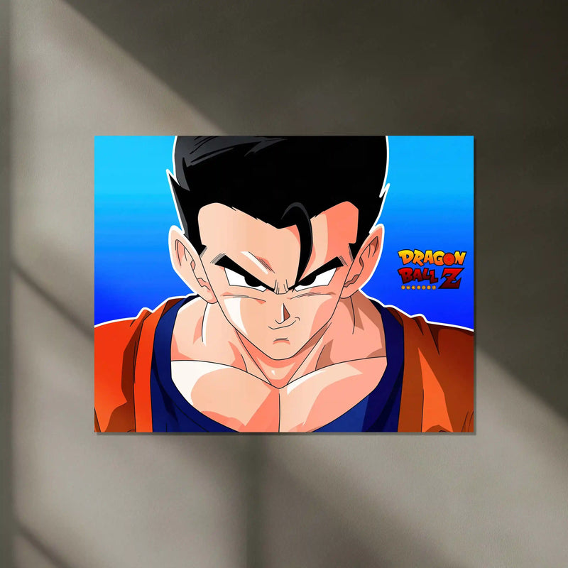 Dragon Ball Z Gohan Neon LED Metal Frame | Anime Warrior Power Poster | DBZ Icon Wall Art - TURTLEWINGS 