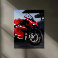 LED | 🏍 Ducati Superleggera V4 Neon LED Metal Poster | Ultimate Superbike Wall Art - TURTLEWINGS 