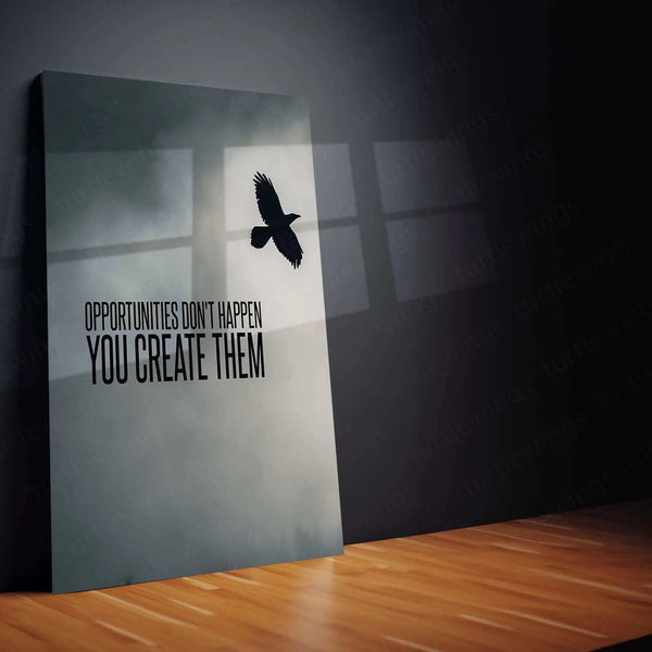 Eagle Quote Metal Poster – Inspirational Wall Art - TURTLEWINGS 