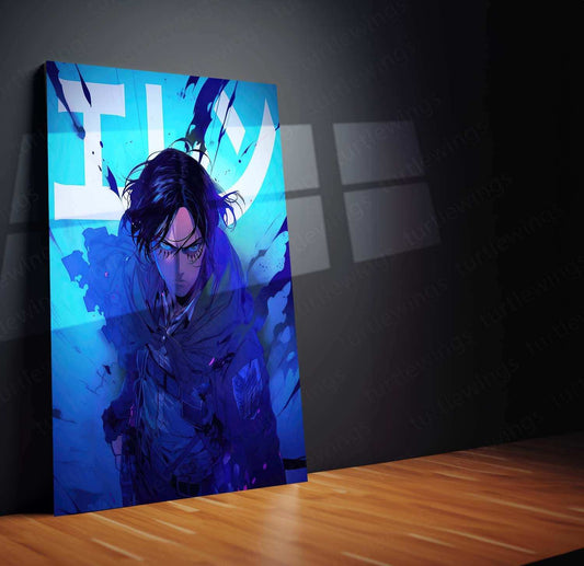 Attack on Titan Metal Poster | AOT Anime Wall Art | Survey Corps Tribute - TURTLEWINGS 