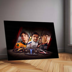 F1 25 Iconic Edition – Metal Frame | Formula 1 Tribute Wall Art | Premium Poster for Racing Enthusiasts & Gamers - TURTLEWINGS 