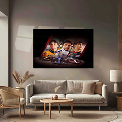 F1 25 Iconic Edition – Metal Frame | Formula 1 Tribute Wall Art | Premium Poster for Racing Enthusiasts & Gamers - TURTLEWINGS 