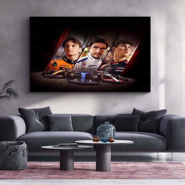 F1 25 Iconic Edition – Metal Frame | Formula 1 Tribute Wall Art | Premium Poster for Racing Enthusiasts & Gamers - TURTLEWINGS 