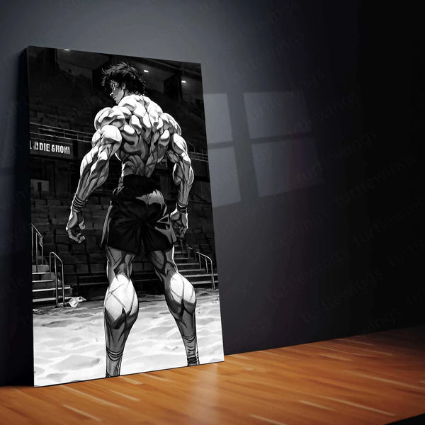 Baki Hanma Metal Poster | Anime Wall Art | Fighting Spirit & Martial Arts Decor 1 - TURTLEWINGS 