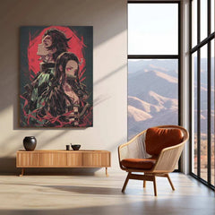 Tanjiro & Nezuko Metal Poster – Demon Slayer Anime Wall Art - TURTLEWINGS 