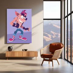 Abstract Metal Poster | Funky Art Metal Poster – Vibrant & Bold Wall Decor - TURTLEWINGS 
