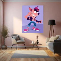 Abstract Metal Poster | Funky Art Metal Poster – Vibrant & Bold Wall Decor - TURTLEWINGS 