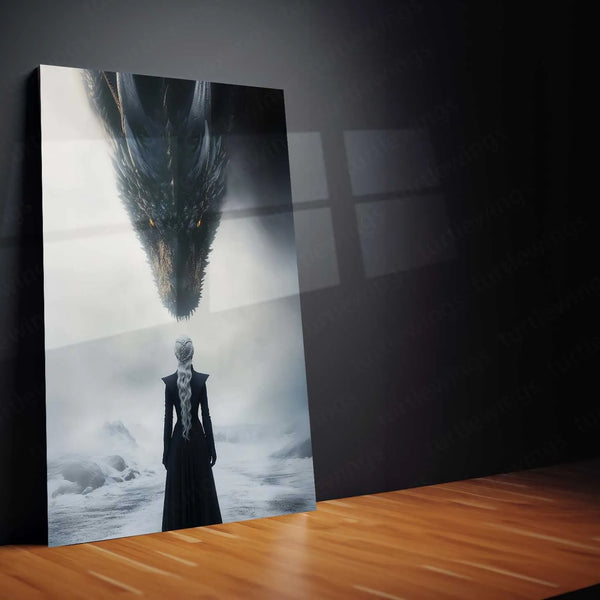 Movies Metal Poster | Game of Thrones Metal Poster | Epic Fantasy Wall Art for True Fans