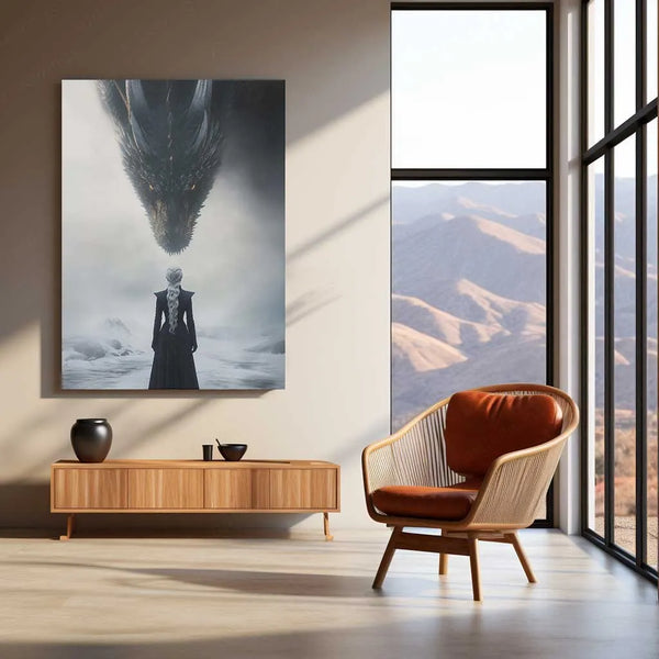 Movies Metal Poster | Game of Thrones Metal Poster | Epic Fantasy Wall Art for True Fans