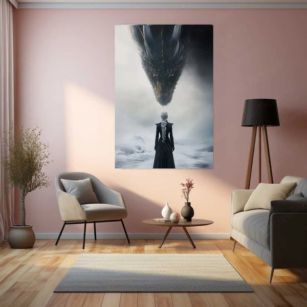 Movies Metal Poster | Game of Thrones Metal Poster | Epic Fantasy Wall Art for True Fans