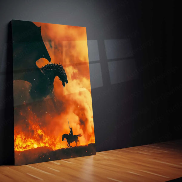 Movies Metal Poster | Game of Thrones Metal Poster | Epic Fantasy Wall Art for True Fans 01 - TURTLEWINGS 