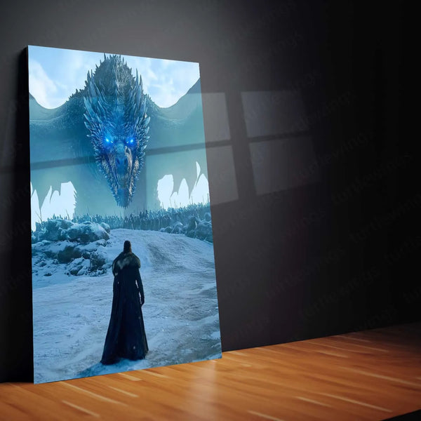 Movies Metal Poster | Game of Thrones Metal Poster | Epic Fantasy Wall Art for True Fans 03 - TURTLEWINGS 