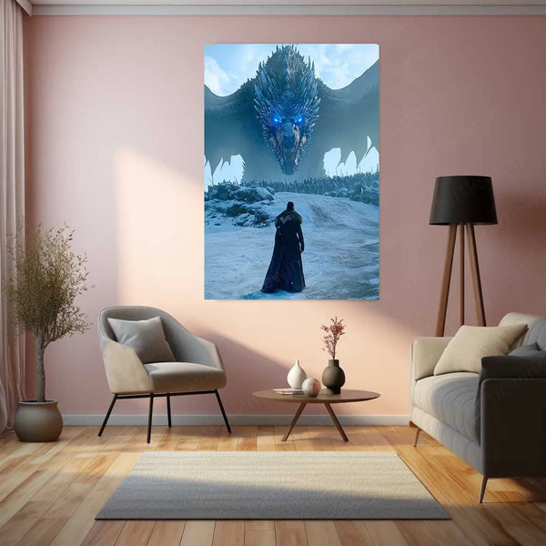 Movies Metal Poster | Game of Thrones Metal Poster | Epic Fantasy Wall Art for True Fans 03 - TURTLEWINGS 