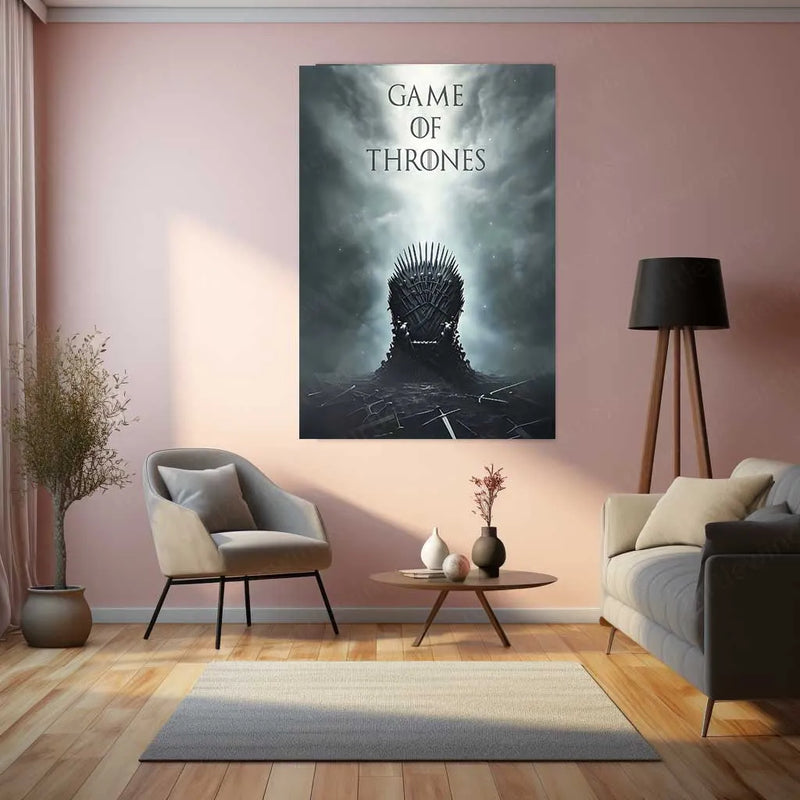 Movies Metal Poster | Game of Thrones Metal Poster | Epic Fantasy Wall Art for True Fans 04