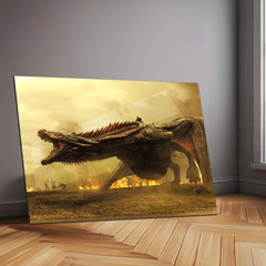 Game of Thrones – Metal Frame | Epic Fantasy Wall Art | Iconic TV Series Poster for GoT Fans & Collectors - TURTLEWINGS 
