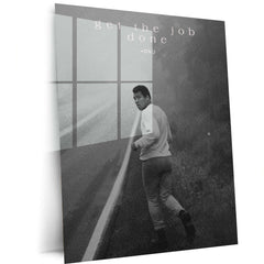 Quote Metal Poster | Muhammad Ali Get the Job Done Motivational Metal Poster | Boxing Legend Discipline & Action Mindset Wall