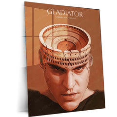 Gladiator Poster – The Arena Within Edition Metal Poster | Ridley Scott Masterpiece Wall Frame