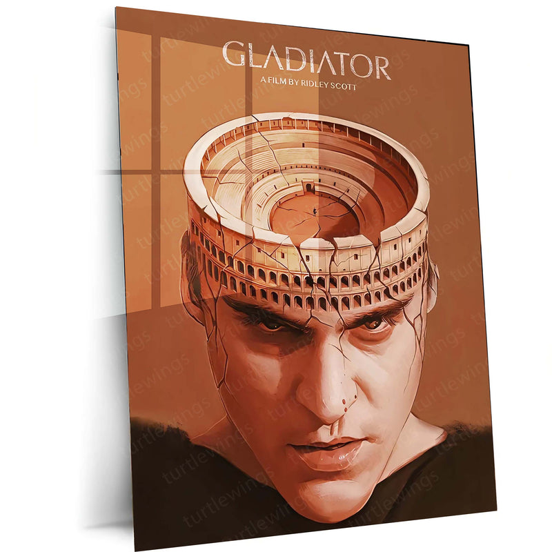 Gladiator Poster – The Arena Within Edition Metal Poster | Ridley Scott Masterpiece Wall Frame