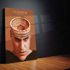 Gladiator Poster – The Arena Within Edition Metal Poster | Ridley Scott Masterpiece Wall Frame