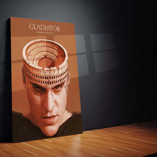 Gladiator Poster – The Arena Within Edition Metal Poster | Ridley Scott Masterpiece Wall Frame