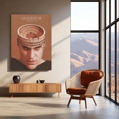 Gladiator Poster – The Arena Within Edition Metal Poster | Ridley Scott Masterpiece Wall Frame