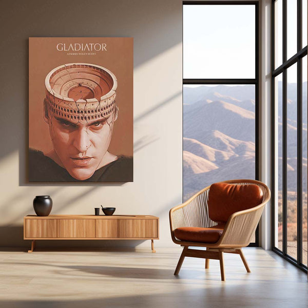 Gladiator Poster – The Arena Within Edition Metal Poster | Ridley Scott Masterpiece Wall Frame