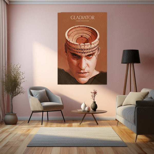 Gladiator Poster – The Arena Within Edition Metal Poster | Ridley Scott Masterpiece Wall Frame