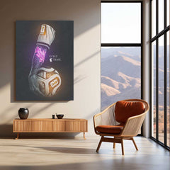 Lionel Messi GOAT Time Metal Poster | Legendary Football Wall Art with World Cup Inspiration