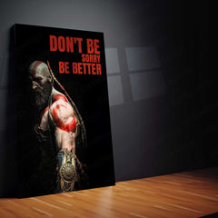 God of War – Kratos Rage Metal Poster | Epic Gaming Wall Frame (Design 01) 03