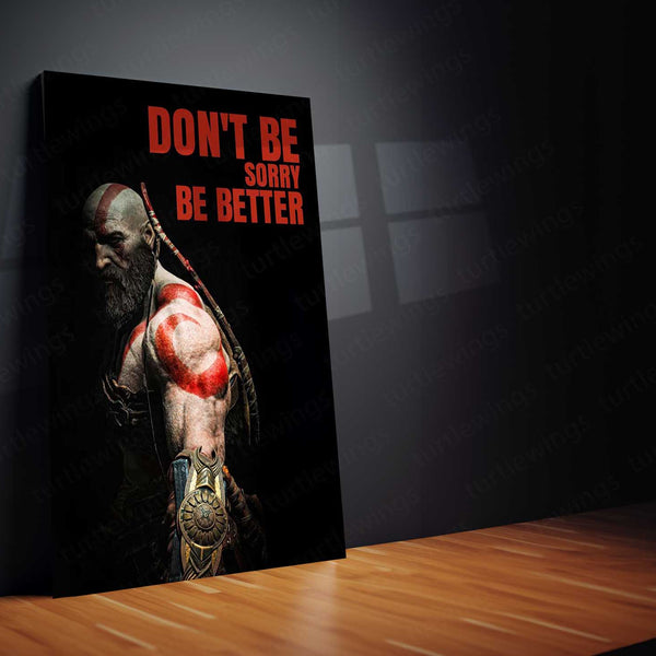 God of War – Kratos Rage Metal Poster | Epic Gaming Wall Frame (Design 01) 03
