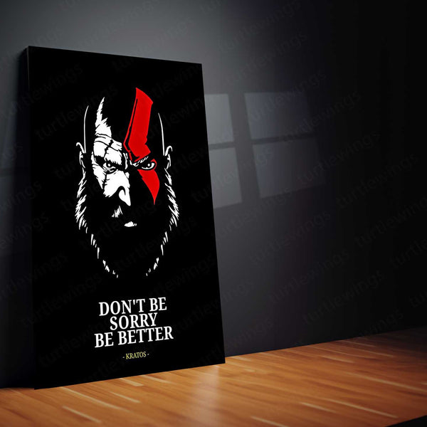God of War – Kratos Rage Metal Poster | Epic Gaming Wall Frame (Design 01) 04