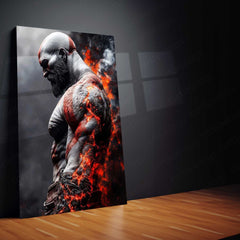 God of War – Kratos Rage Metal Poster | Epic Gaming Wall Frame (Design 01) 05