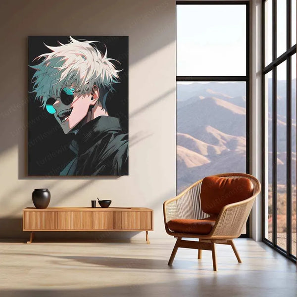 Satoru Gojo Metal Poster – The Strongest Jujutsu Sorcerer - TURTLEWINGS 