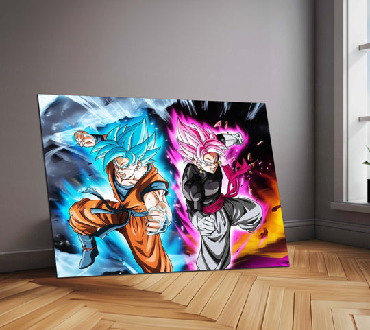 Anime Metal Poster |  Goku Dragon Ball Z Metal Poster – Super Saiyan Power