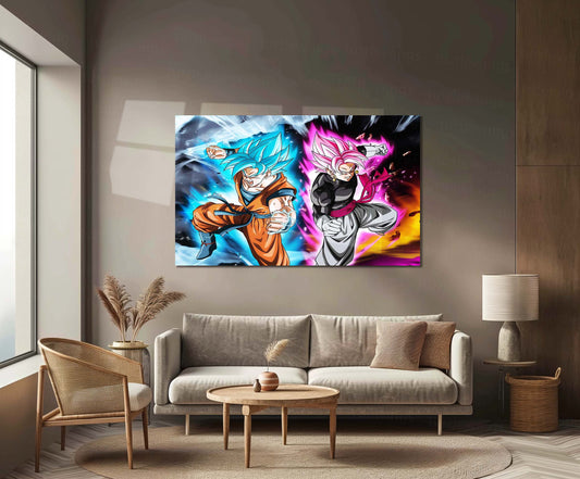 Anime Metal Poster |  Goku Dragon Ball Z Metal Poster – Super Saiyan Power