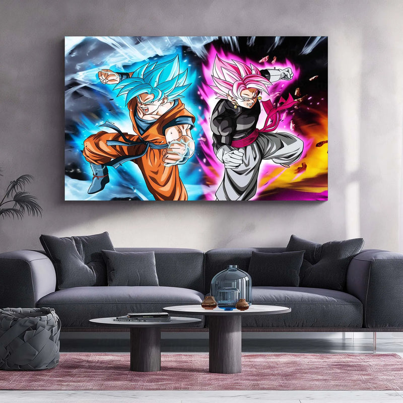 Anime Metal Poster | Goku Dragon Ball Z Metal Poster – Super Saiyan Power - TURTLEWINGS 