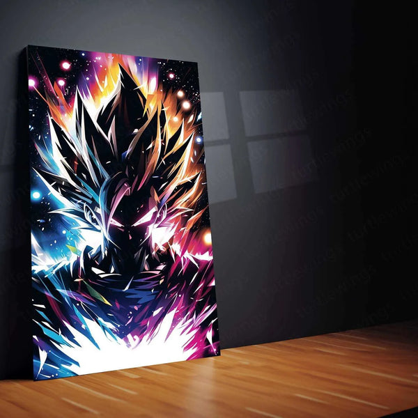 Goku Metal Poster – Iconic Dragon Ball Z Art | Powerful Super Saiyan Wall Decor 5 - TURTLEWINGS 