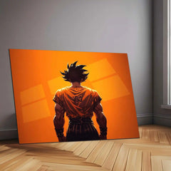 Anime Metal Poster | Goku – Super Saiyan Power Unleashed | Dragon Ball Anime Metal Frame | Ultimate Saiyan Strength Wall Art - TURTLEWINGS 