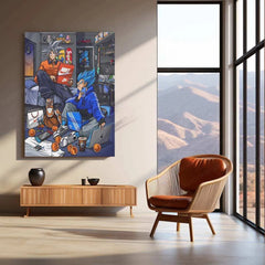 Goku x Vegeta Metal Poster – Ultimate Dragon Ball Z Rivalry Art | Saiyan Power Wall Decor - TURTLEWINGS 