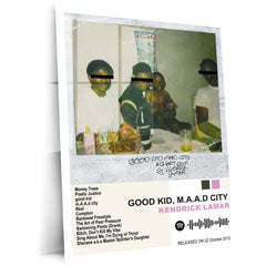 Kendrick Lamar – Complete Album Collection | Set of 11 | Set of 8 | Set of 4 | Premium Metal Poster Set