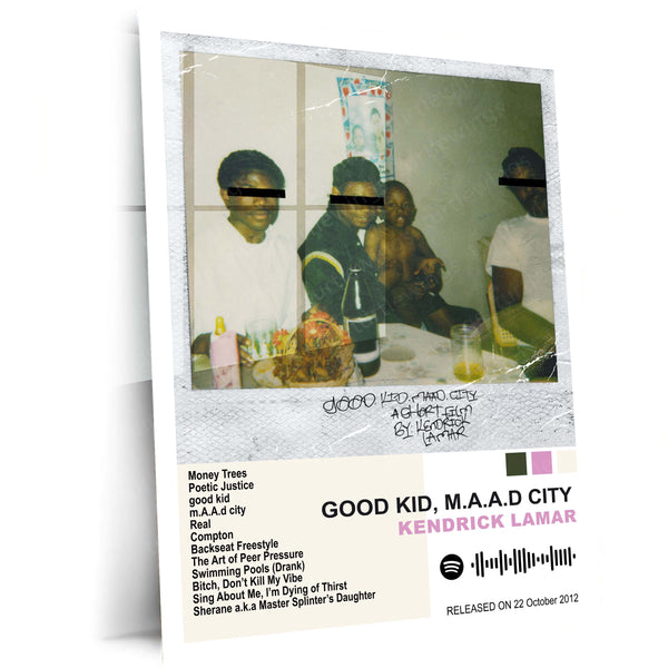 Kendrick Lamar – Complete Album Collection | Set of 11 | Set of 8 | Set of 4 | Premium Metal Poster Set