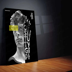 Greek God Aesthetic Metal Poster | Mythology Wall Art | Classical Sculpture Decor - TURTLEWINGS 
